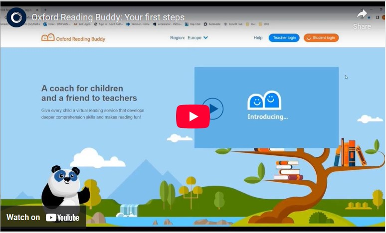 Oxford Reading Buddy: Your first steps